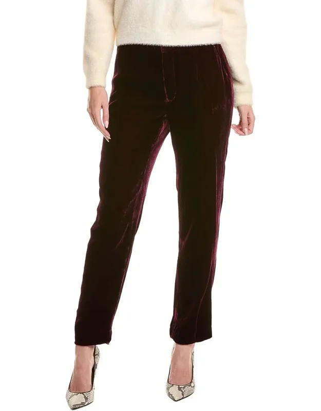 Rebel Silk-blend Trousers