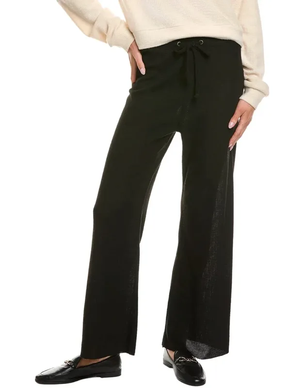 Waffle Yummy Wide Leg Pants