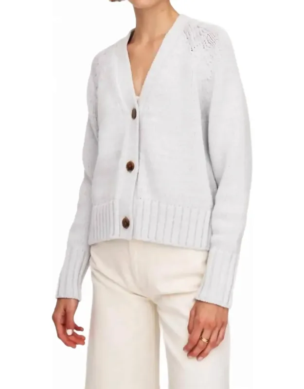 Cotton Rope Button Cardigan