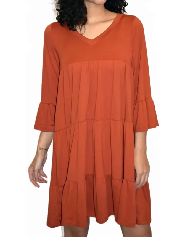 Tiered Mini Dress