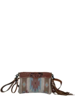 Tassels Hand Tooled Leather Bag
