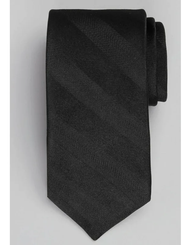 Tonal Wide Stripe Tie
