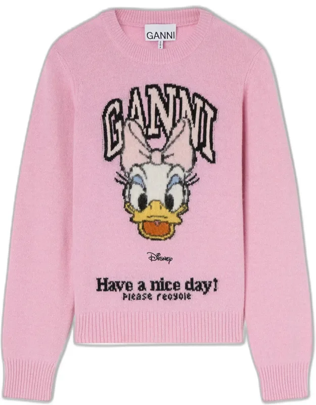 Daisy Duck Graphic Wool Jumper