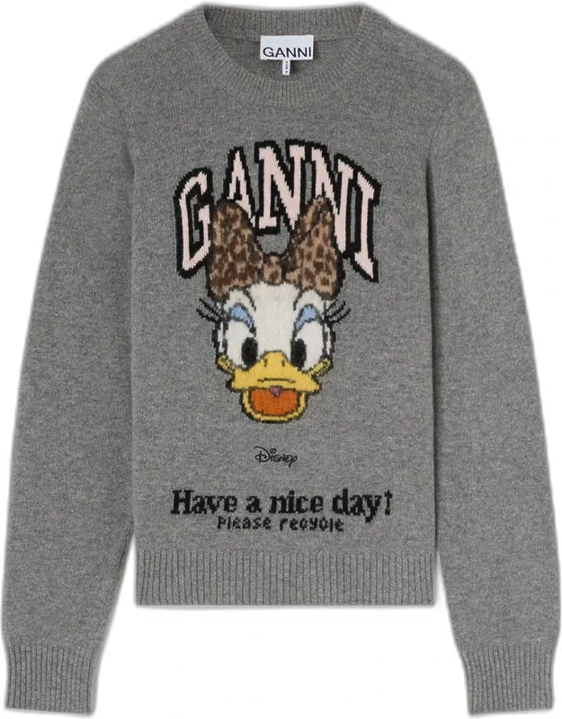 Daisy Duck Graphic Wool Jumper