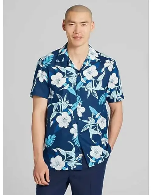 Modern Fit Floral Camp Shirt