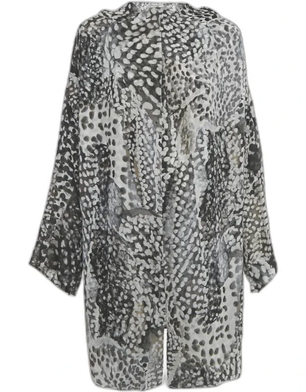 Printed Silk Mini Dress