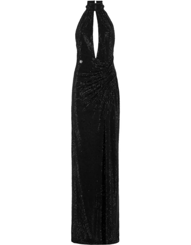 Backless Long Evening Dress Mix Strass