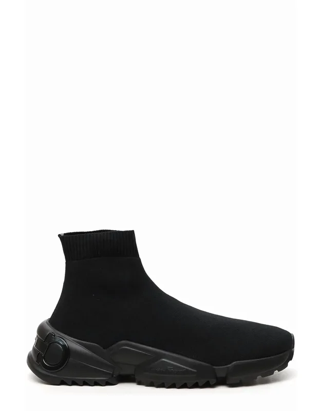 Logo Embossed Sock Sneakers