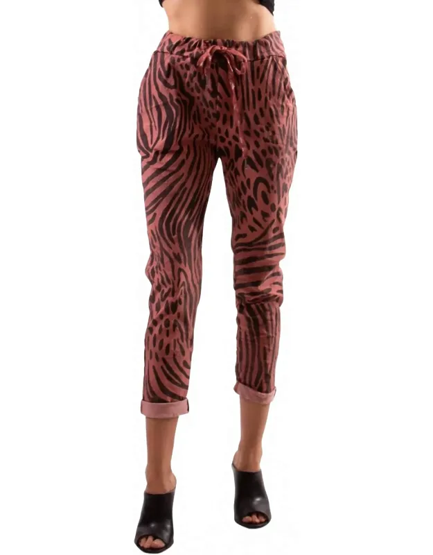 Zebra Slim Pants