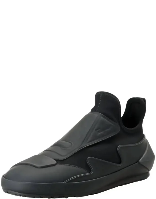 Slip-on Leather Low Trainers