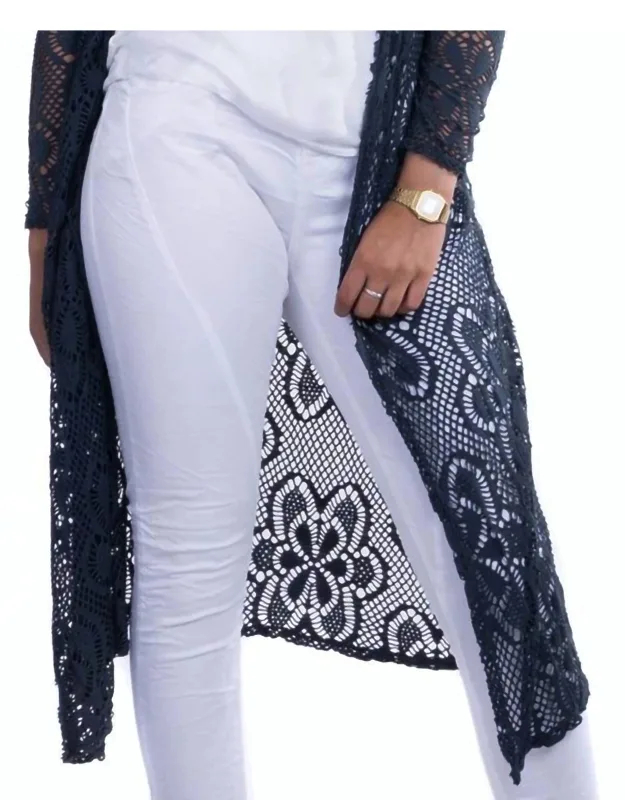 Clara Long Knit Cardigan