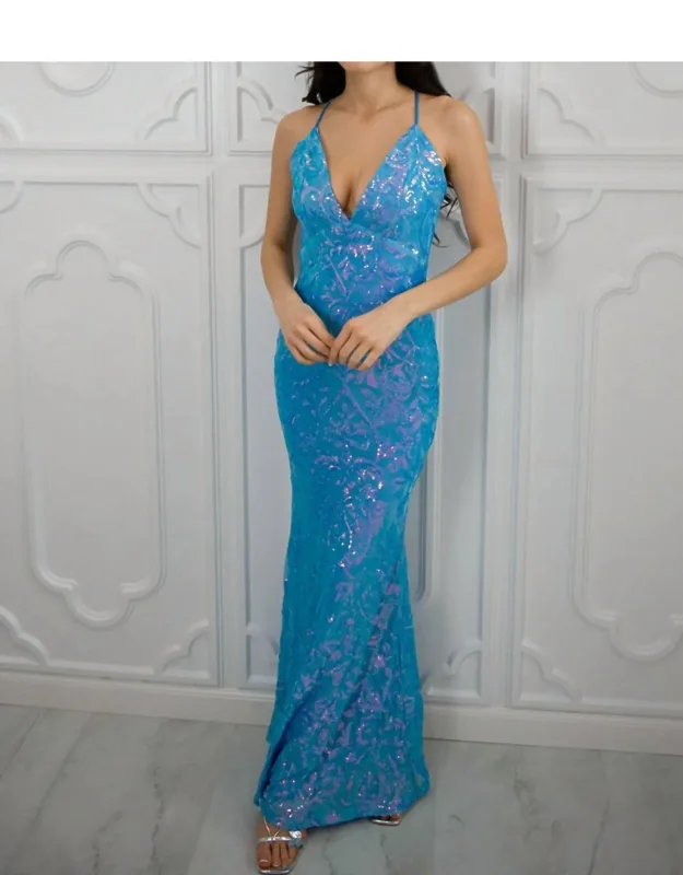 Sequin Maxi Dress