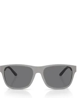 Emporio Armani Sunglasses Ea4243 6245/1 Matte Grey Metal/acetate Italy