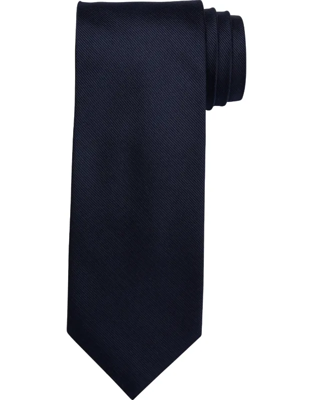 Solid Tie, Stain-resistant Finish, Pure Silk