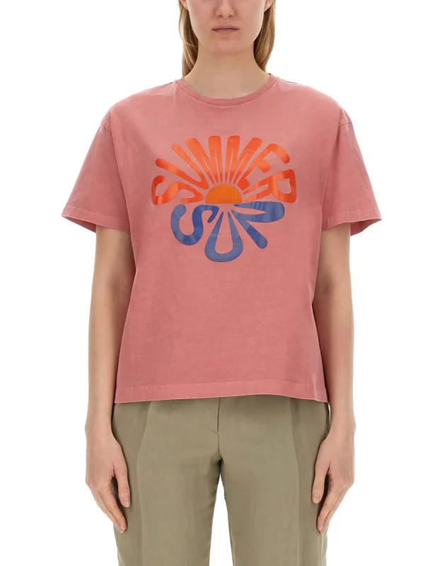 Summer Sun Print T-shirt