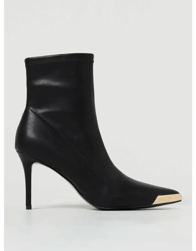 Ankle Boots In Smooth Synthetic Leather
