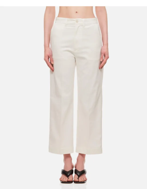 Wide-leg Chinos