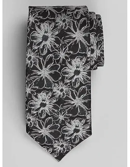 Floral Silhouette Tie