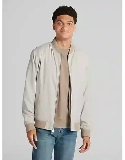 Big & Tall Slim Fit Melange Bomber Jacket