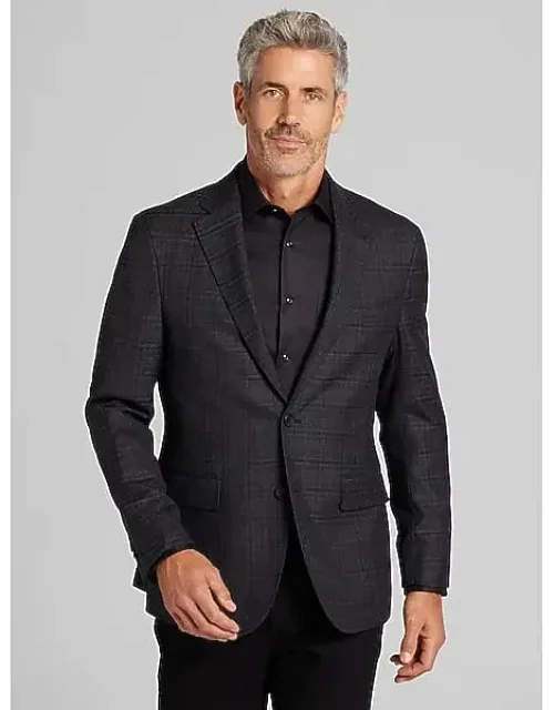 Classic Fit Plaid Sport Coat