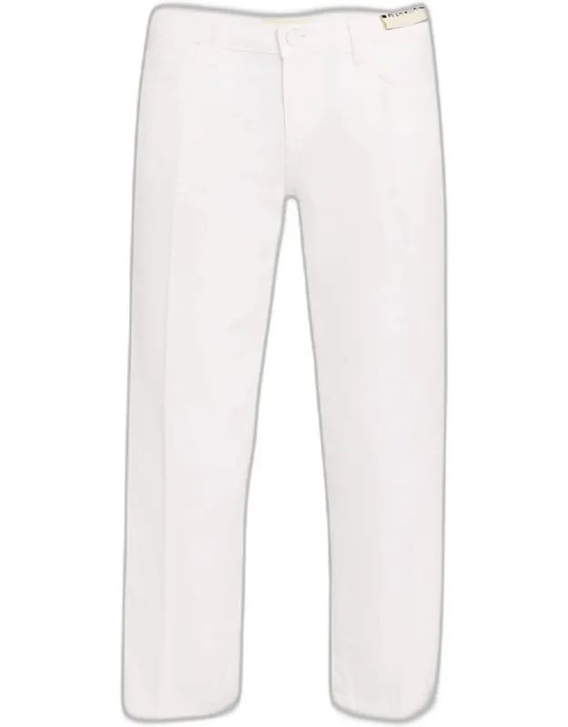Low-rise Crop Straight Jeans