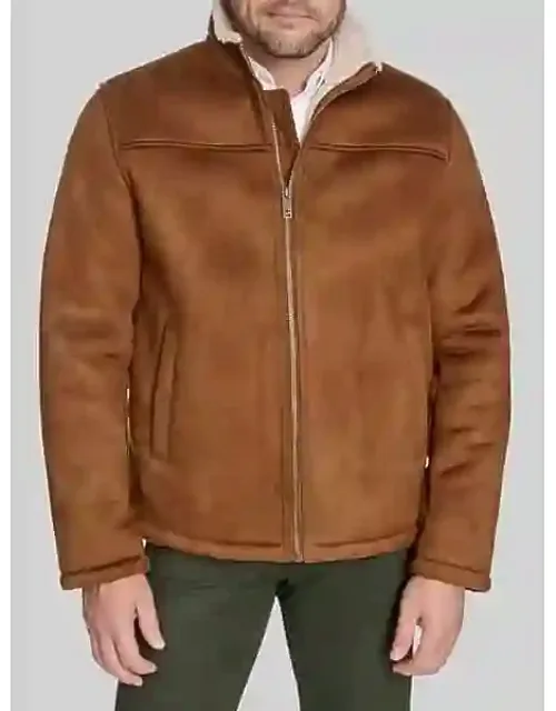 Faux Leather & Shearling Jacket