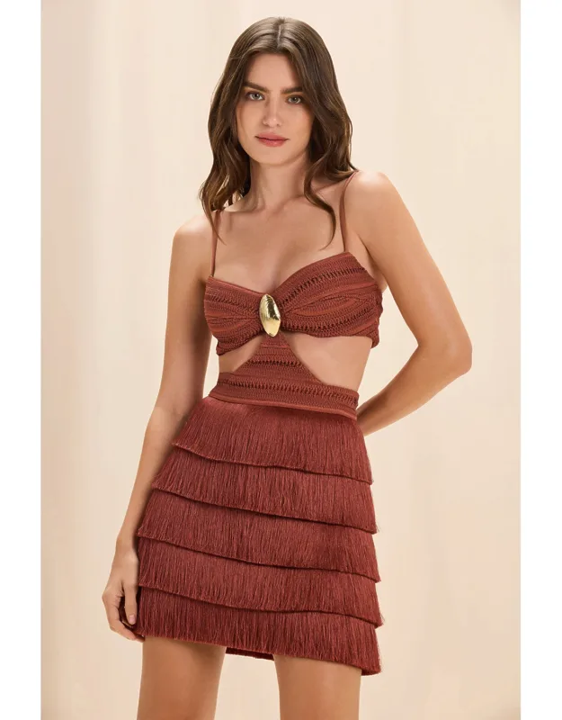 Fringe Mini Dress