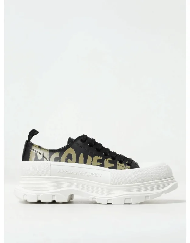Tread Slick Graffiti Nappa Leather Sneakers