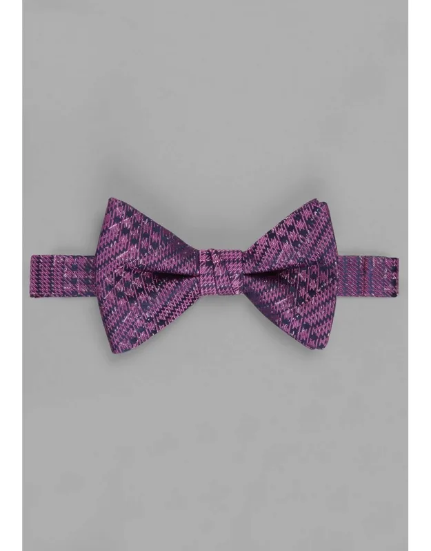 Emotional Houndstooth Pre-tied Bow Tie