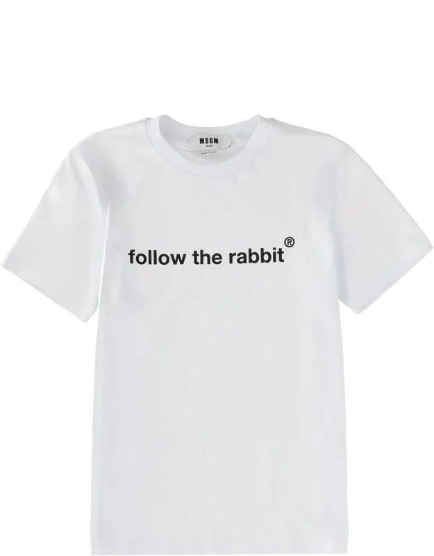 "follow The Rabbit" T-shirt