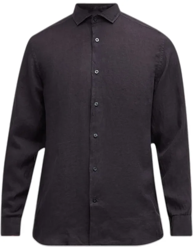 Antonio Linen Casual Button-down Shirt