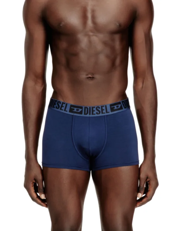 3-pack Of Stretch Cotton Trunks With Tonal Waistband
