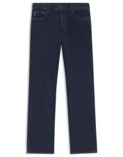Salt-and-pepper Comfort-stretch Jeans