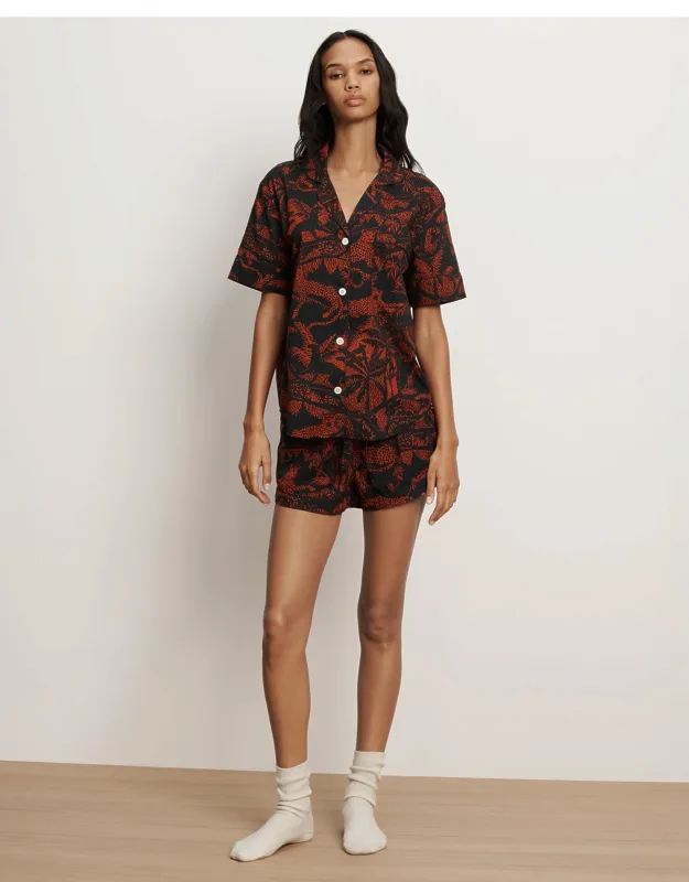 Short-sleeve Cotton Pajama Set