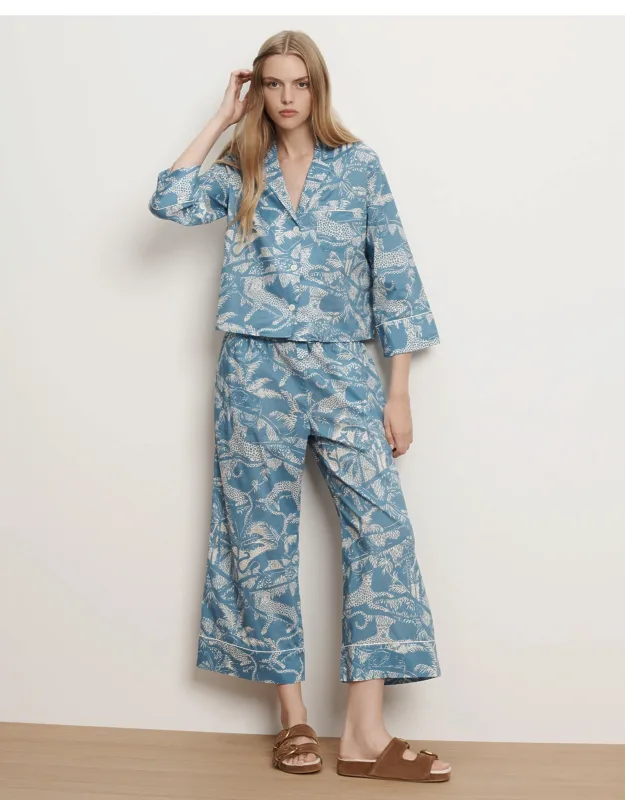 Long-sleeve Cotton Pajama Set