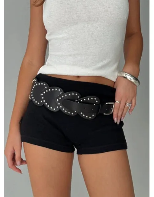 Running Wild Faux Leather Heart Belt
