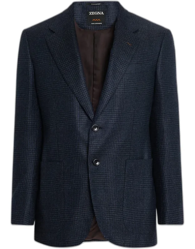 Oasi Cashmere Tonal Plaid Sport Coat
