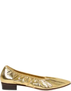 Tove Gold Leather Ballet Flat