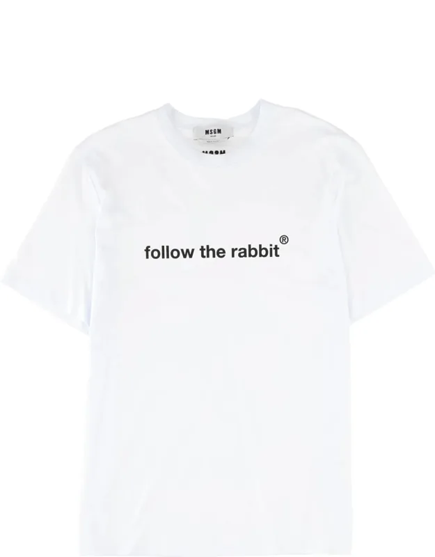 "follow The Rabbit" T-shirt
