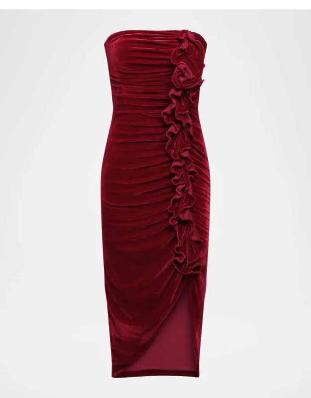 Ruffle Midi Dress