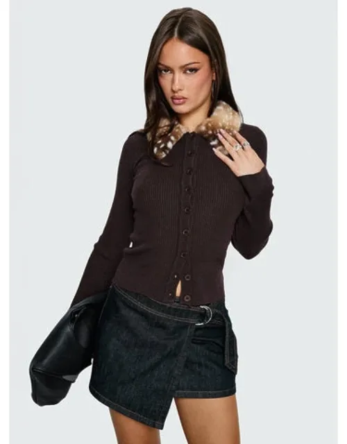 Wrap Mini Skirt