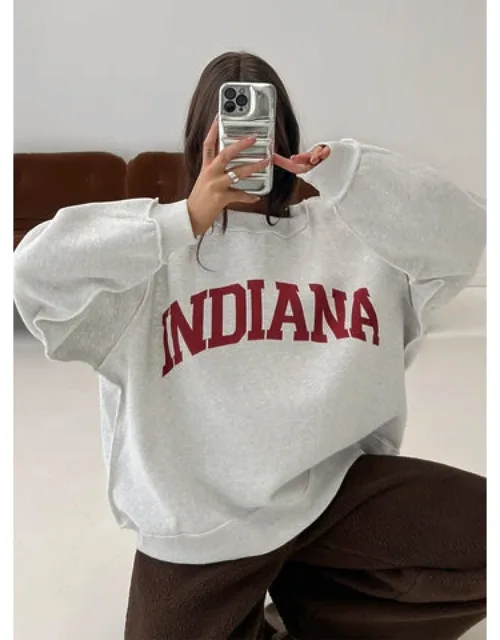 When In Indiana Mock Neck Jumper