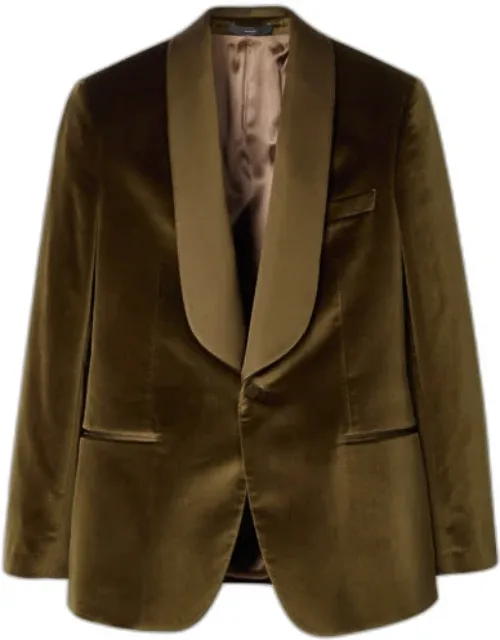 The Soho - Tailored-fit Velvet Evening Blazer