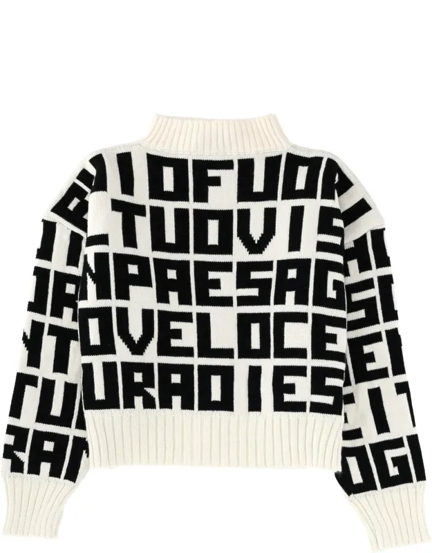 Lettered Sweater
