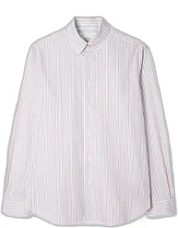 Classic-fit Stripe Cotton Button-down Shirt