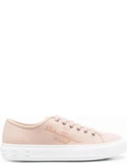 Logo-embossed Low-top Sneakers