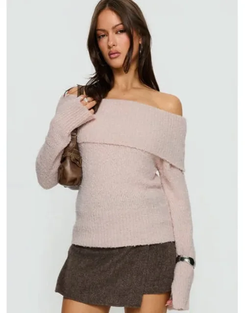 Clairissa Off Shoulder Knit Sweater