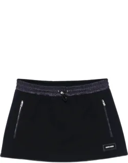 Zip Detail Skirt