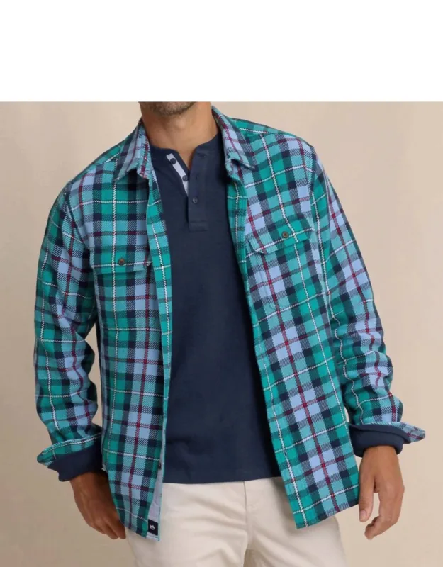 Beach Bluff Plaid Twill Shirt