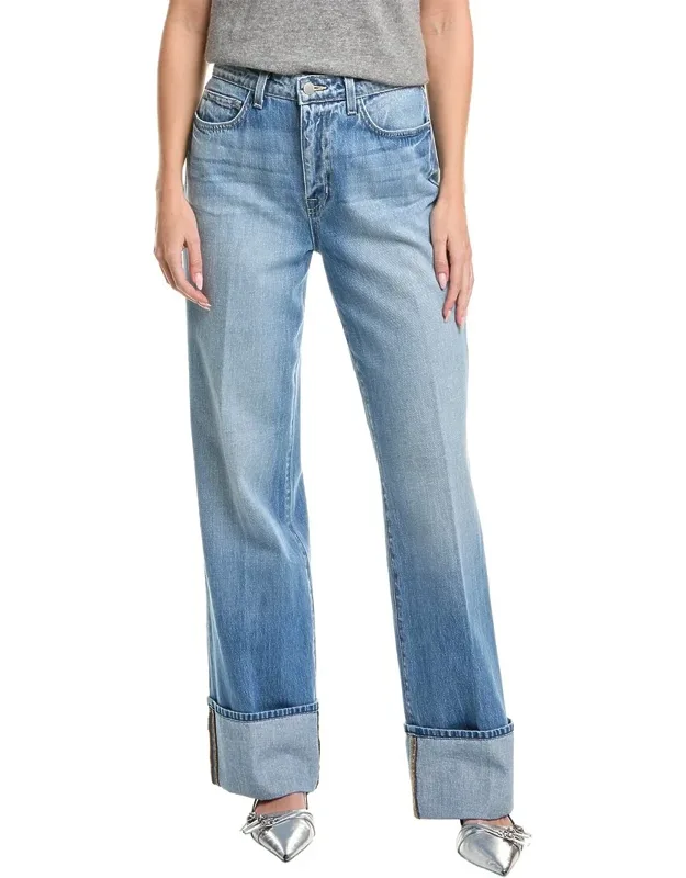 Miley Ultra High-rise Wide Leg Cuff Jeans